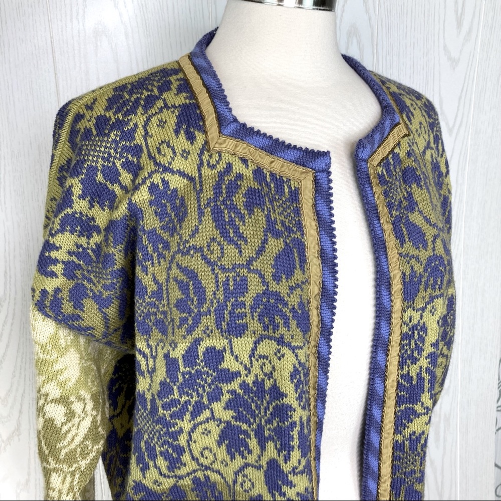 Oleana The Norwegian Story Wool Cardigan Sweater Size XL - Picture 6 of 14
